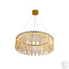 Люстра хрустальная подвесная золото LED 60Вт D80см Zortes Amanda ZRS.30514.22