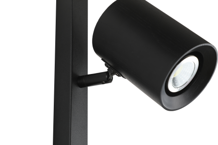 Светильник настенный черный 100см