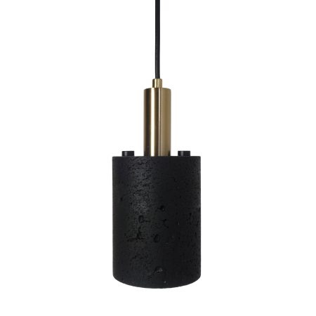 Светильник потолочный черный D10см