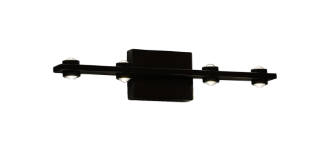 Бра черное LED 24Вт 42см