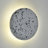 Светильник настенный из камня белый LED 3Вт D15см