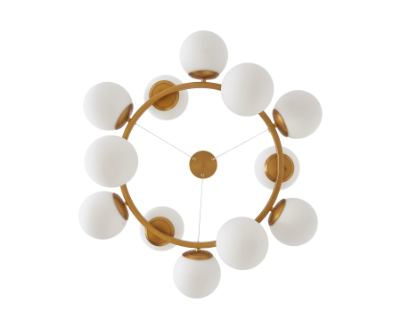 Люстра латунь D72см