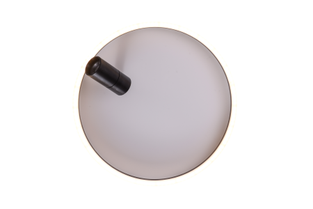 Потолочный светильник черный LED 24Вт+5Вт D40см