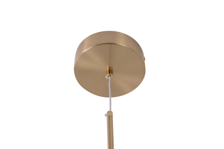 Люстра потолочная латунь LED 65Вт 118см