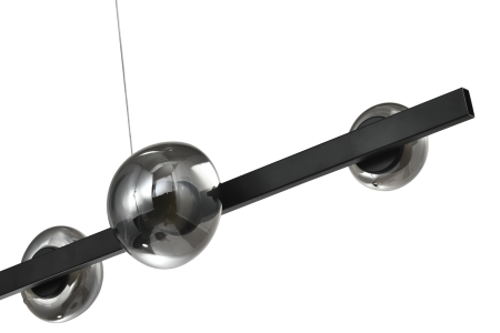 Подвесной светильник черный LED 24Вт 120см