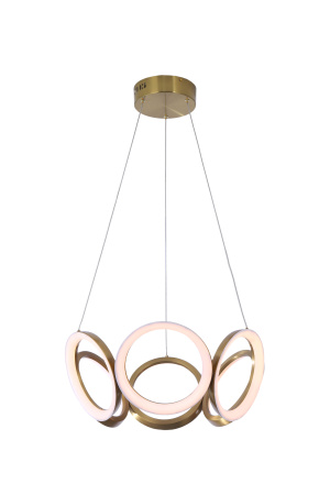 Люстра потолочная латунь LED 84Вт D55см