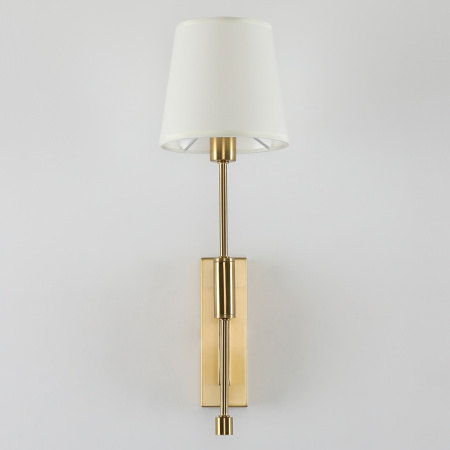 Бра с тканевым абажуром латунь 47см