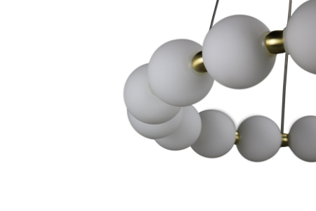 Люстра потолочная латунь LED 80Вт D64см