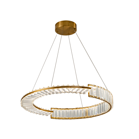 Люстра латунь LED 40Вт D60см