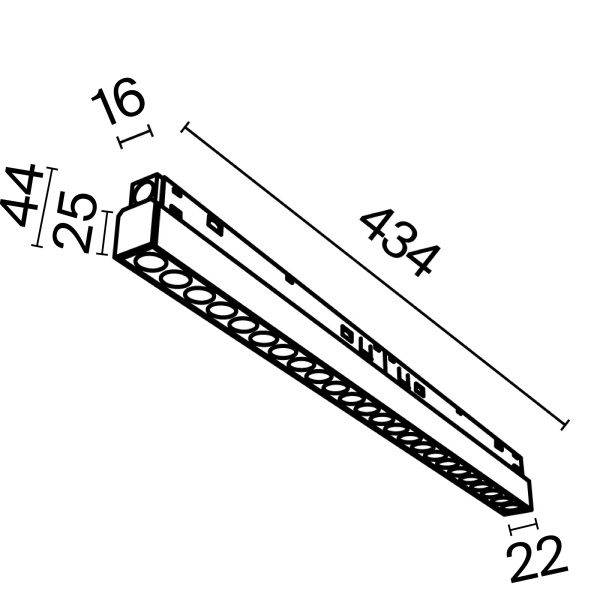 Трековый светильник Technical TR031-4-24WTW-DD-W