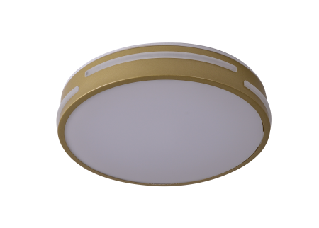 Потолочный светильник золото 36Вт LED D30см