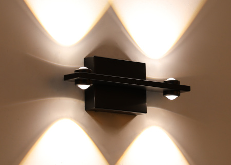 Бра черное LED 12Вт 25см