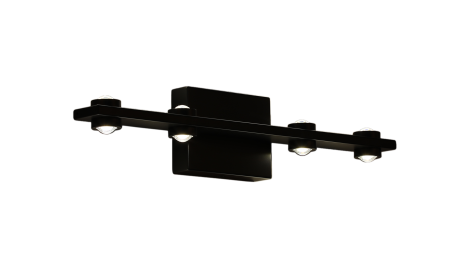 Бра черное LED 24Вт 42см