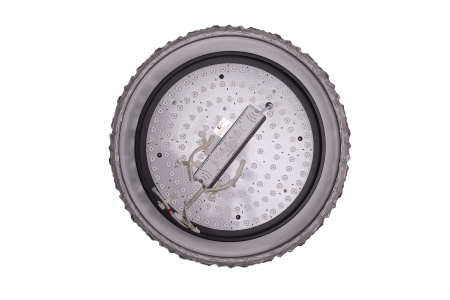 Потолочный светильник черный LED 72Вт D50см