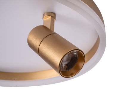 Потолочный светильник белый LED 24Вт+5Вт D40см