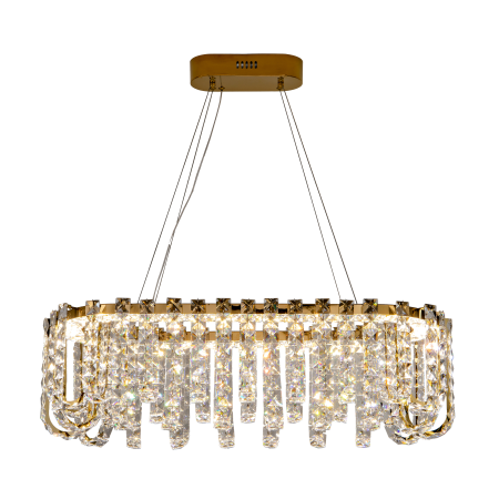 Хрустальная люстра золото LED 30Вт D85см