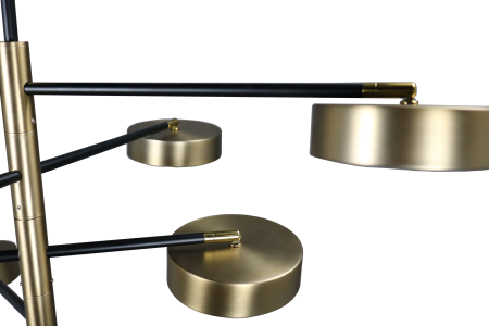 Люстра потолочная черня LED 80Вт 85см