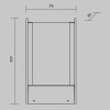 Ландшафтный светильник Outdoor O445FL-L20GF3K