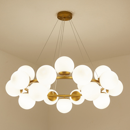 Люстра латунь D90см