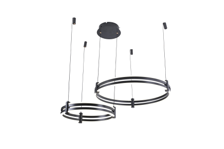 Люстра подвесная черня LED 125Вт D60см