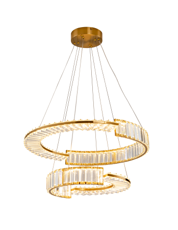 Люстра латунь LED 60Вт D60см