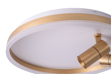 Потолочный светильник белый LED 30Вт+10Вт D50см