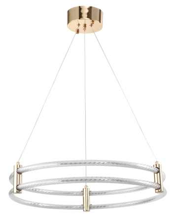 Светодиодная люстра золото LED 116Вт D60см