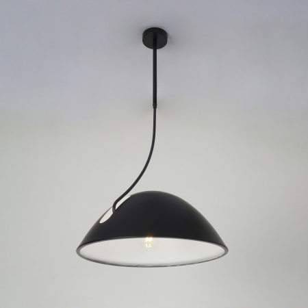 Светильник потолочный черный D49см