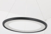Люстра подвесная антрацит LED 24Вт D40см