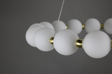 Люстра потолочная латунь LED 80Вт D64см