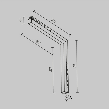 Трековый светильник Technical TR102-24W-DS-W