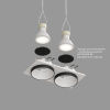Встраиваемый светильник Denkirs DK2422-BK