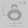 Встраиваемый светильник Technical DL120-10W-3K-TRS-B