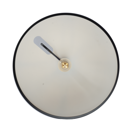 Светильник потолочный черный D49см