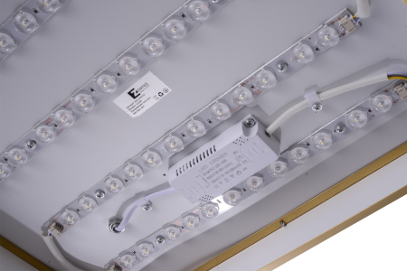 Светильник светодиодный потолочный латунь LED 48Вт 40см