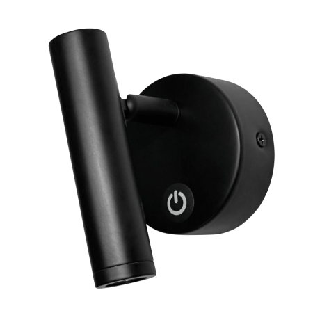 Спот черный LED 11см