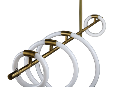 Подвесной светильник латунь LED 55Вт 120см