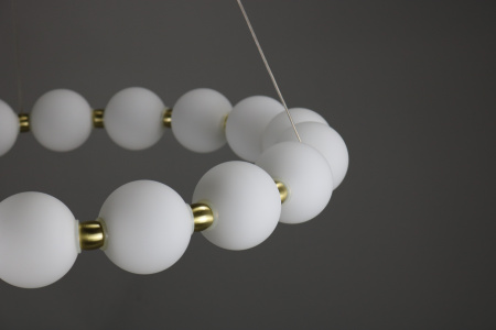 Люстра потолочная латунь LED 80Вт D64см