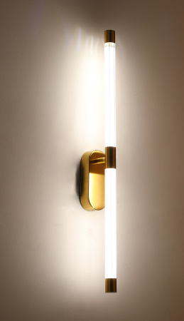 Бра латунь LED 18Вт 63см