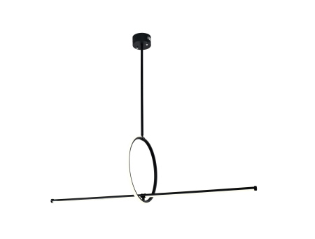 Подвесной светильник черный LED 49Вт D38см