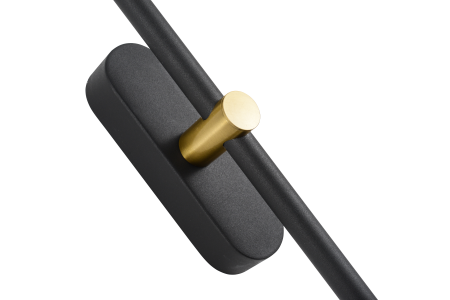 Бра черное LED 12Вт 68см