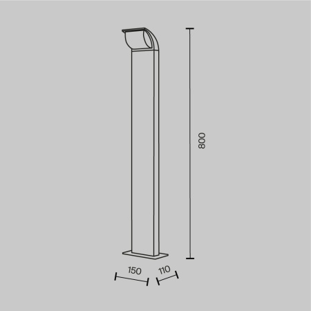 Ландшафтный светильник Outdoor O446FL-L7GF3K