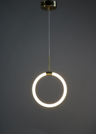 Подвесной светильник латунь LED 15Вт 25см