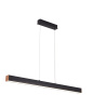 Подвесной линейный светильник черный LED 75Вт 150см Zortes DORMI ZRS.33310.75