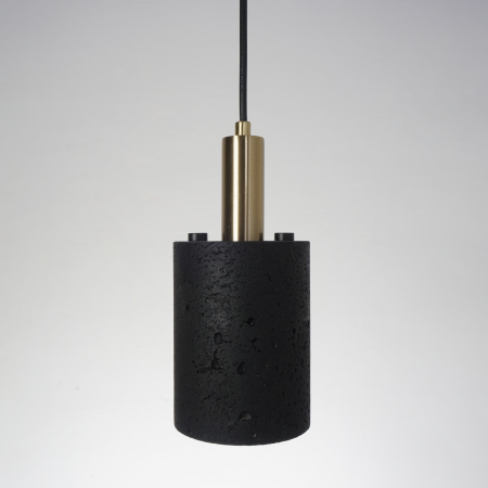 Светильник потолочный черный D10см