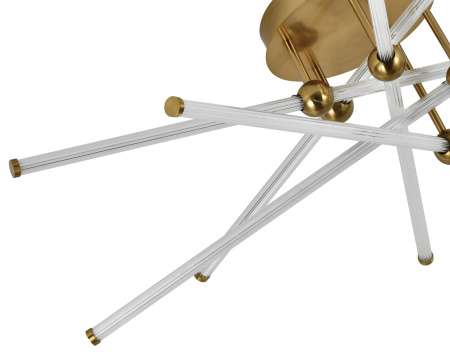 Светильник потолочный латунь LED 160Вт D103см