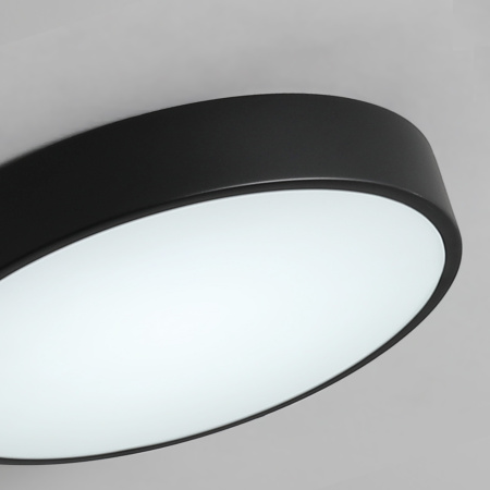 Светильник потолочный черный LED 36Вт D30см