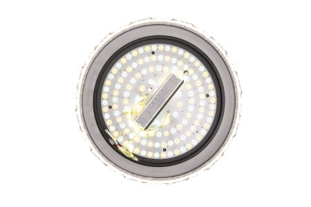 Потолочный светильник черный LED 72Вт D50см