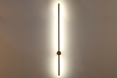 Светильник настенный латунь LED 15Вт 100см