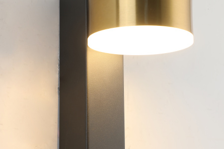 Бра черное LED 12Вт 21см